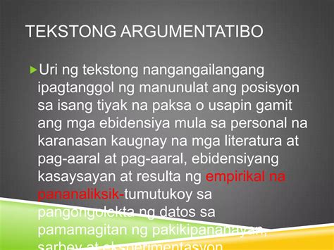 artikulong argumentatibo